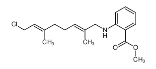 2-((2E,6E)-8-Chloro-2,6-dimethyl-octa-2,6-dienylamino)-benzoic acid methyl ester CAS:798573-59-8 manufacturer & supplier