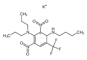 potassium 6-(butylamino)-2-(dipropylamino)-1,3-dinitro-5-(trifluoromethyl)cyclohexa-2,4-dien-1-ide CAS:79871-51-5 manufacturer & supplier