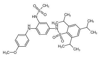 4-Methoxy-2'-methanesulfonamido-4'-(2,4,6-triisopropylphenyl)sulfonamidodiphenylamine CAS:79873-91-9 manufacturer & supplier