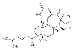 cyclopentane-1'-spiro-5-(7β-acetoxy-19-bromo-7a-homo-des-A-cholestan-6-one) CAS:79876-11-2 manufacturer & supplier