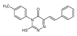 3-mercapto-6-styryl-4-(p-tolyl)-1,2,4-triazin-5(4H)-one CAS:79878-75-4 manufacturer & supplier