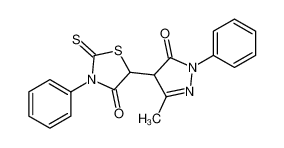 3-N-phenyl-5-(1'-phenyl-3'-methyl-2'-pyrazolin-5'-ones)-rhodanine CAS:79887-57-3 manufacturer & supplier