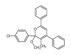 2-(4-chlorophenyl)-2-methoxy-3-methyl-4,6-diphenylpyran CAS:79888-90-7 manufacturer & supplier