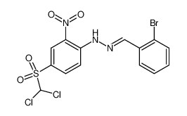 N-[1-(2-Bromo-phenyl)-meth-(E)-ylidene]-N'-[4-(dichloro-methanesulfonyl)-2-nitro-phenyl]-hydrazine CAS:79903-82-5 manufacturer & supplier