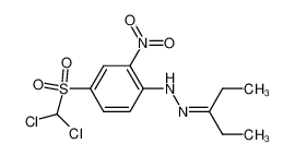 N-[4-(Dichloro-methanesulfonyl)-2-nitro-phenyl]-N'-(1-ethyl-propylidene)-hydrazine CAS:79903-94-9 manufacturer & supplier