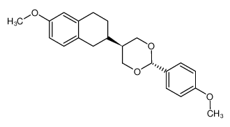 2-(4-Methoxy-phenyl)-5-(6-methoxy-1,2,3,4-tetrahydro-naphthalen-2-yl)-[1,3]dioxane CAS:79907-90-7 manufacturer & supplier