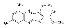 2,4-diamino-7-(1-methoxyethyl)-6-(methylthio)thieno(3,2-g)pteridine CAS:79917-20-7 manufacturer & supplier