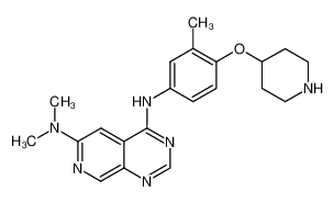 N6,N6-dimethyl-N4-[3-methyl-4-(piperidin-4-yloxy)-phenyl]-pyrido[3,4-d]pyrimidine-4,6-diamine CAS:799243-99-5 manufacturer & supplier