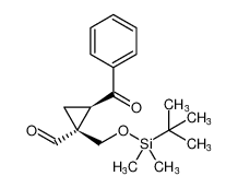 rel-(1R,2R)-2-benzoyl-1-(((tert-butyldimethylsilyl)oxy)methyl)cyclopropane-1-carbaldehyde CAS:799245-89-9 manufacturer & supplier