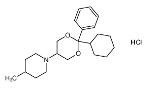 1-(2-cyclohexyl-2-phenyl-1,3-dioxan-5-yl)-4-methylpiperidine hydrochloride CAS:79927-38-1 manufacturer & supplier