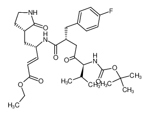 (S,E)-ethyl 4-((2R,5S)-5-(tert-butoxycarbonylamino)-2-(4-fluorobenzyl)-6-methyl-4-oxoheptanamido)-5-((S)-2-oxopyrrolidin-3-yl)pent-2-enoate CAS:799270-24-9 manufacturer & supplier