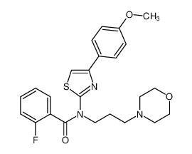 2-fluoro-N-(4-(4-methoxyphenyl)thiazol-2-yl)-N-(3-morpholinopropyl)benzamide CAS:799276-47-4 manufacturer & supplier