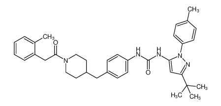 1-(3-(tert-butyl)-1-(p-tolyl)-1H-pyrazol-5-yl)-3-(4-((1-(2-(o-tolyl)acetyl)piperidin-4-yl)methyl)phenyl)urea CAS:799288-14-5 manufacturer & supplier