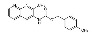 4-methylbenzyl (2-methyl-1,8-naphthyridin-3-yl)carbamate CAS:799289-24-0 manufacturer & supplier