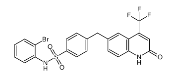 N-(2-bromophenyl)-4-((2-oxo-4-(trifluoromethyl)-1,2-dihydroquinolin-6-yl)methyl)benzenesulfonamide CAS:799298-41-2 manufacturer & supplier