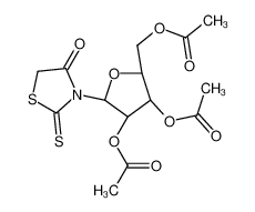 [(2R,3R,4R,5R)-3,4-diacetyloxy-5-(4-oxo-2-sulfanylidene-1,3-thiazolidin-3-yl)oxolan-2-yl]methyl acetate CAS:79936-36-0 manufacturer & supplier