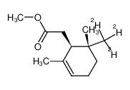 2-((1'S,6'R)-2',6'-dimethyl-6'-trideuteriomethyl-2'-cyclohexenyl)-essigsauremethylester CAS:79936-79-1 manufacturer & supplier