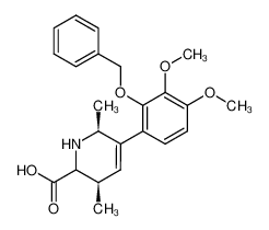 (3R,6S)-5-(2-Benzyloxy-3,4-dimethoxy-phenyl)-3,6-dimethyl-1,2,3,6-tetrahydro-pyridine-2-carboxylic acid CAS:79953-16-5 manufacturer & supplier