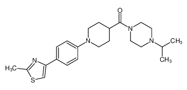 (4-isopropylpiperazin-1-yl)(1-(4-(2-methylthiazol-4-yl)phenyl)piperidin-4-yl)methanone CAS:799558-54-6 manufacturer & supplier