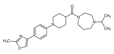 (4-isopropyl-1,4-diazepan-1-yl)(1-(4-(2-methyloxazol-4-yl)phenyl)piperidin-4-yl)methanone CAS:799559-15-2 manufacturer & supplier