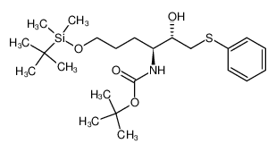 (2S,3S)-3-(tert-butoxycarbonylamino)-6-(tert-butyldimethylsiloxy)-1-phenylthio-2-hexanol CAS:799559-97-0 manufacturer & supplier