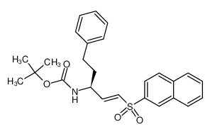 (3S,E)-3-(tert-butoxycarbonylamino)-5-phenyl-1-(2-naphthylsulfonyl)-1-pentene CAS:799560-43-3 manufacturer & supplier