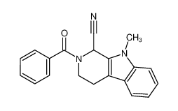 2-Benzoyl-9-methyl-2,3,4,9-tetrahydro-1H-β-carboline-1-carbonitrile CAS:79960-50-2 manufacturer & supplier