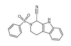 2-Benzenesulfonyl-2,3,4,9-tetrahydro-1H-β-carboline-1-carbonitrile CAS:79960-53-5 manufacturer & supplier