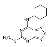 [1,2,5]Thiadiazolo[3,4-d]pyrimidin-7-amine, N-cyclohexyl-5-(methylthio)- CAS:79962-53-1 manufacturer & supplier