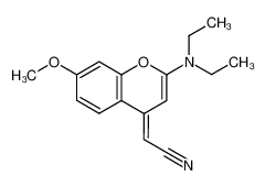 (2-(diethylamino)-7-methoxy-4H-chromen-4-ylidene)acetonitrile CAS:79966-69-1 manufacturer & supplier