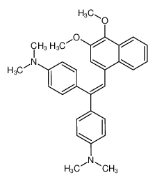 1,2-dimethoxy-4-(2,2-bis(p-(dimethylamino)phenyl)vinyl)naphthalene CAS:79971-32-7 manufacturer & supplier