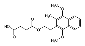 2-(3-methyl-1,4-dimethoxynaphthalen-2-yl)ethyl hydrogen succinate CAS:799763-02-3 manufacturer & supplier