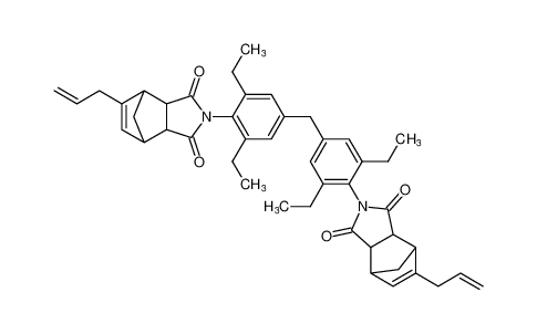 2,2'-(methylenebis(2,6-diethyl-4,1-phenylene))bis(5-allyl-3a,4,7,7a-tetrahydro-1H-4,7-methanoisoindole-1,3(2H)-dione) CAS:799764-73-1 manufacturer & supplier