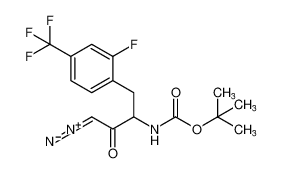 tert-butyl (4-diazo-1-(2-fluoro-4-(trifluoromethyl)phenyl)-3-oxobutan-2-yl)carbamate CAS:799767-97-8 manufacturer & supplier