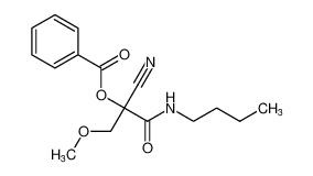 Propanamide, 2-(benzoyloxy)-N-butyl-2-cyano-3-methoxy- CAS:799779-09-2 manufacturer & supplier