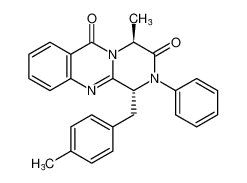 (1R,4S)-4-methyl-1-(4-methylbenzyl)-2-phenyl-1,2-dihydro-6H-pyrazino[2,1-b]quinazoline-3,6(4H)-dione CAS:799783-89-4 manufacturer & supplier