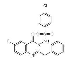 N-(2-benzyl-6-fluoro-4-oxoquinazolin-3(4H)-yl)-4-chlorobenzenesulfonamide CAS:799797-59-4 manufacturer & supplier