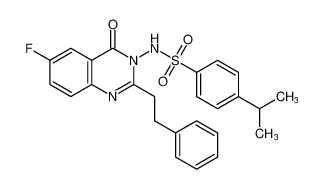 N-(6-fluoro-4-oxo-2-phenethylquinazolin-3(4H)-yl)-4-isopropylbenzenesulfonamide CAS:799797-79-8 manufacturer & supplier