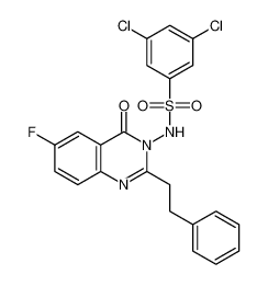 3,5-dichloro-N-(6-fluoro-4-oxo-2-phenethylquinazolin-3(4H)-yl)benzenesulfonamide CAS:799798-03-1 manufacturer & supplier