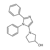 3-Pyrrolidinol, 1-(1,2-diphenyl-1H-imidazol-5-yl)- CAS:799814-07-6 manufacturer & supplier