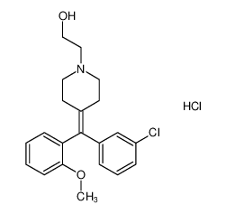 2-(4-((3-chlorophenyl)(2-methoxyphenyl)methylene)piperidin-1-yl)ethan-1-ol hydrochloride CAS:799827-19-3 manufacturer & supplier