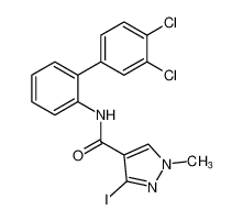 N-(3',4'-dichloro-[1,1'-biphenyl]-2-yl)-3-iodo-1-methyl-1H-pyrazole-4-carboxamide CAS:799835-09-9 manufacturer & supplier