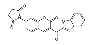 1-(3-(benzofuran-2-carbonyl)-2-oxo-2H-chromen-7-yl)pyrrolidine-2,5-dione CAS:79984-73-9 manufacturer & supplier