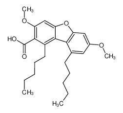 3,7-dimethoxy-1,9-dipentyldibenzofuran-2-carboxylic acid CAS:79987-69-2 manufacturer & supplier