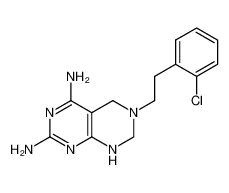 6-[2-(2-chlorophenyl)ethyl]-7,8-dihydro-5H-pyrimido[4,5-d]pyrimidine-2,4-diamine CAS:79988-64-0 manufacturer & supplier