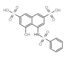 4-(benzenesulfonamido)-5-hydroxynaphthalene-2,7-disulfonic acid CAS:83-22-7 manufacturer & supplier