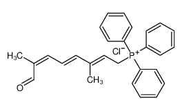 (7-formyl-3-methyl-2,4,6-octatrienyl)triphenylphosphonium chloride CAS:83803-84-3 manufacturer & supplier