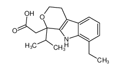 (8-Ethyl-1-isopropyl-1,3,4,9-tetrahydropyrano[3,4-b]indol-1-yl)ac etic acid CAS:849630-65-5 manufacturer & supplier