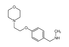 N-methyl-1-[4-(2-morpholin-4-ylethoxy)phenyl]methanamine CAS:852180-77-9 manufacturer & supplier