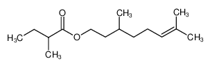 3,7-dimethyloct-6-enyl 2-methylbutanoate CAS:85409-36-5 manufacturer & supplier